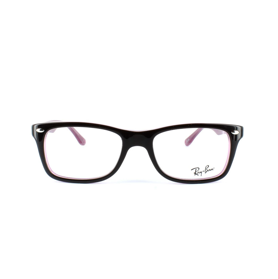 Ray-Ban 5228 Glasses Top Brown on Opal Pink Clear 50