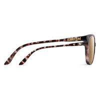 Smith Sunglasses Cheetah OT4 9V Rose Tortoise ChromaPop Polarized Rose Gold Mirror