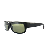 Serengeti Sunglasses Merano 7995 Shiny Matt Black Green 555nm Polarised