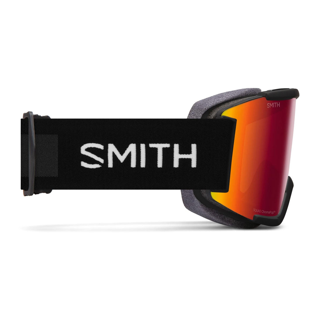 Smith Ski Goggles Squad2 2CP 2QJ 6K Black ChromaPop Sun Red Mirror & Storm Yellow Flash