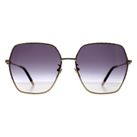 Furla Sunglasses SFU628 0300 Gold Grey Smoke Gradient