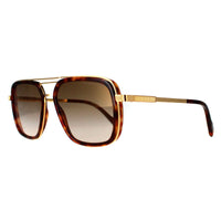 Cutler and Gross Sunglasses 1324 002 Gold Tortoiseshell Brown Flash