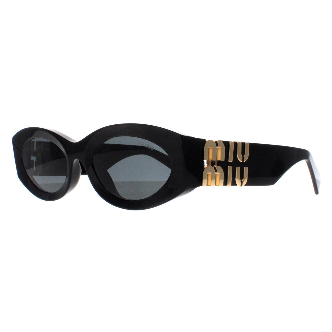 Miu Miu Sunglasses MU11WS 1AB5S0 Black Dark Grey