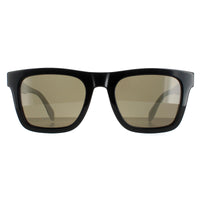Alexander McQueen AM0301S Sunglasses Black White / Green