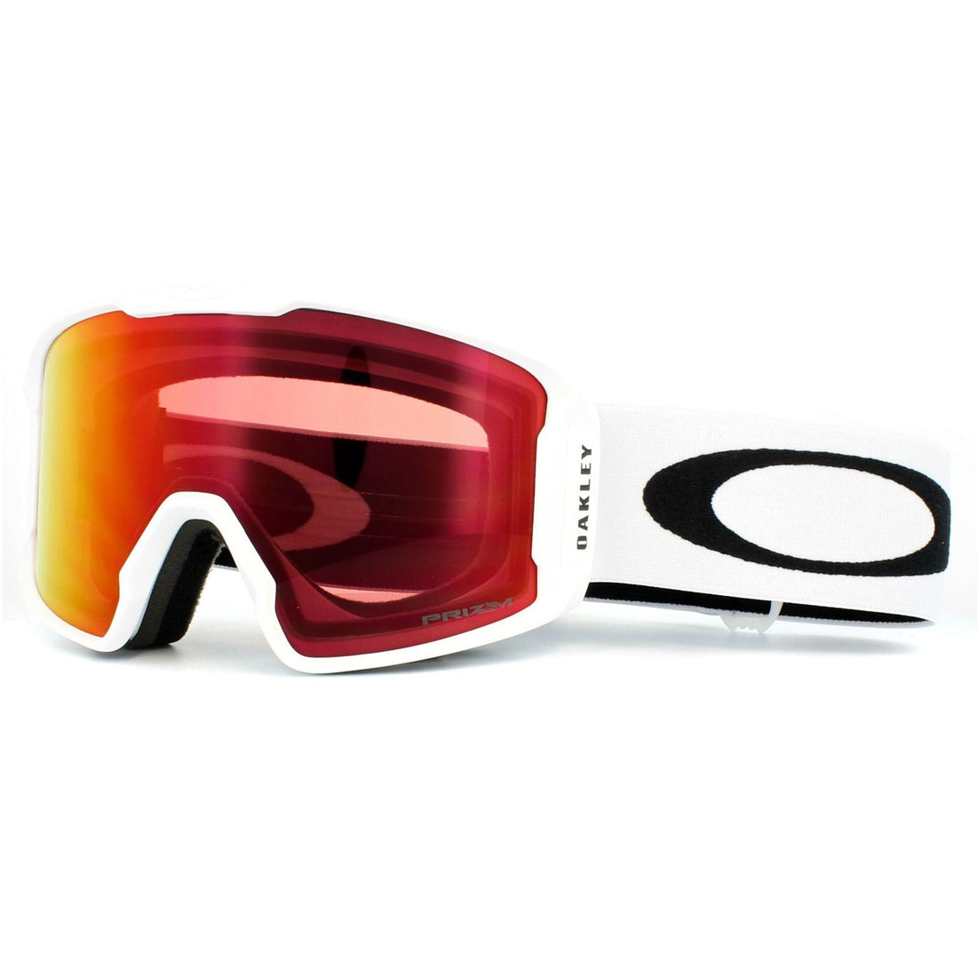 Oakley Ski Goggles Line Miner OO7070-13 Matt White Prizm Torch Iridium