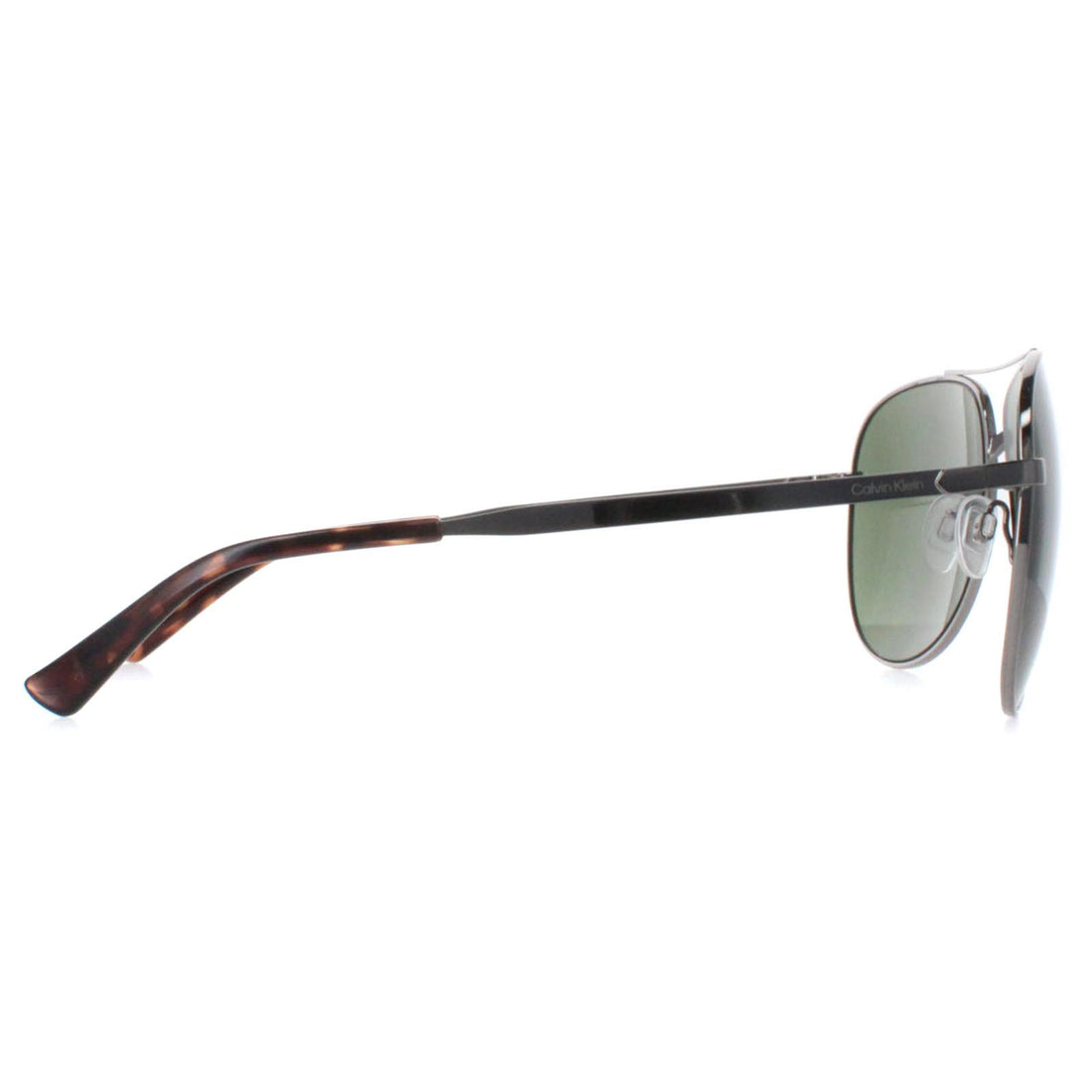 Calvin Klein Sunglasses CK22124S 051 Light Ruthenium Green