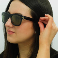 Serengeti Sunglasses Foyt SS549005 Shiny Black Transparent Layer Green 555nm