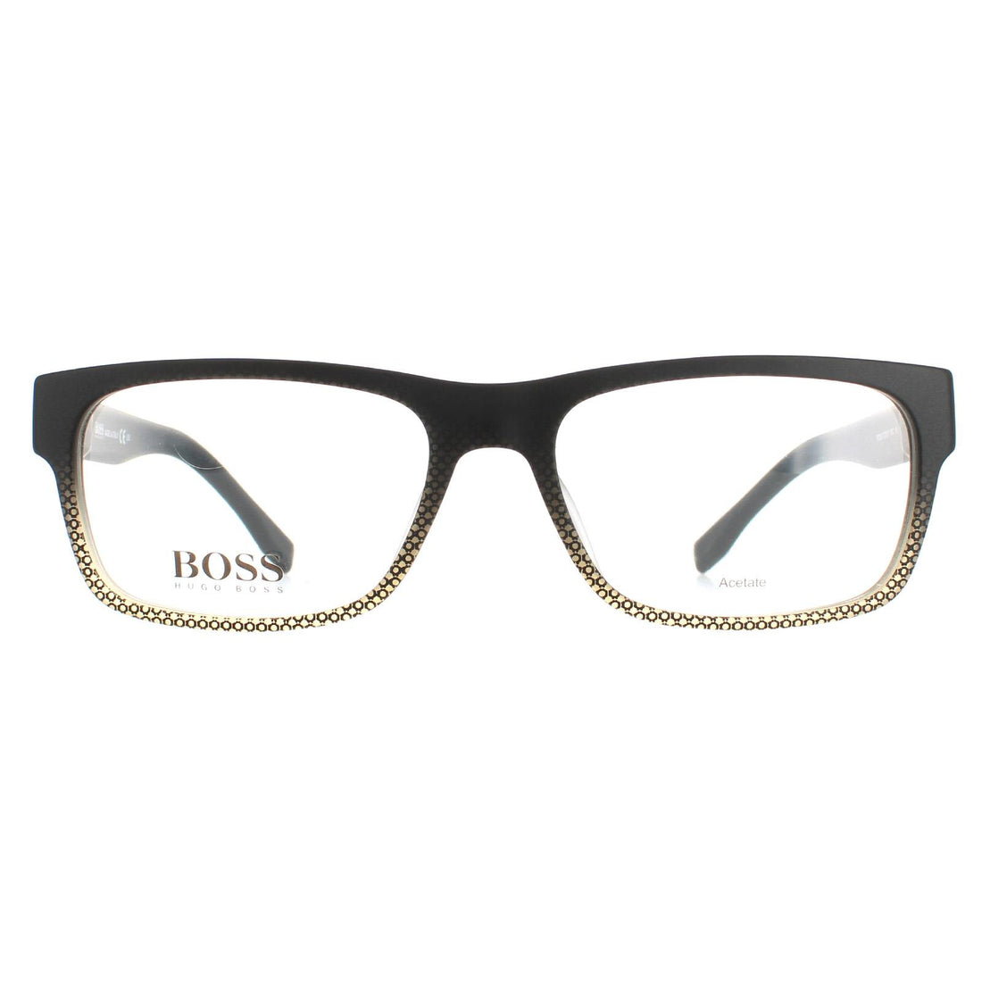 Hugo Boss Glasses Frames BOSS 0729/IT KAC Shaded Grey Texture Men