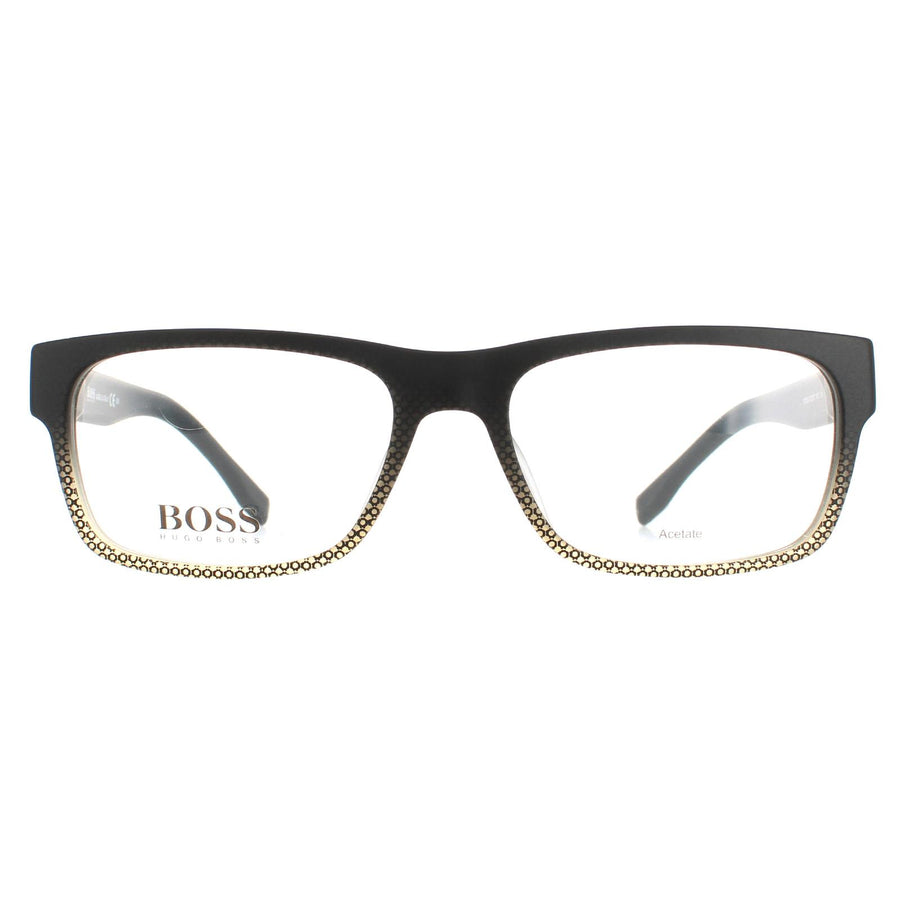 Hugo Boss Glasses Frames BOSS 0729/IT KAC Shaded Grey Texture Men