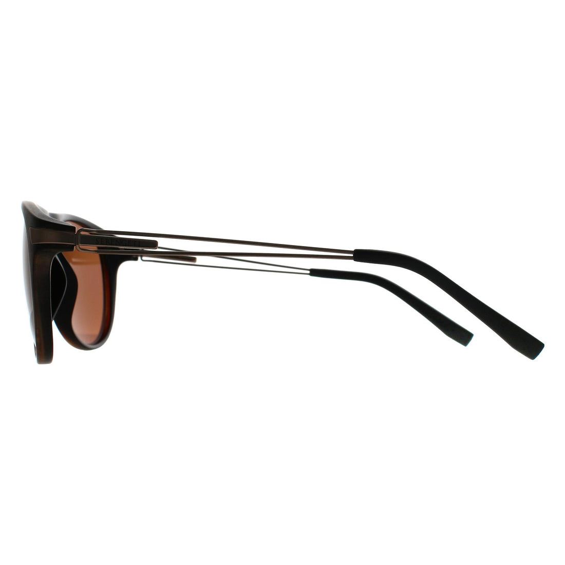Serengeti Sunglasses Udine 7759 Brown Frost Fade Polarized Drivers Brown