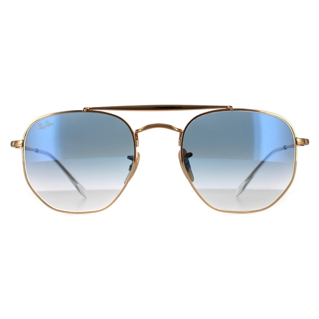 Ray-Ban Sunglasses Marshal 3648 001/3F Gold Light Blue Gradient