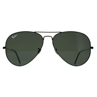 Ray-Ban Sunglasses Aviator 3025 002/58 Black Polarized