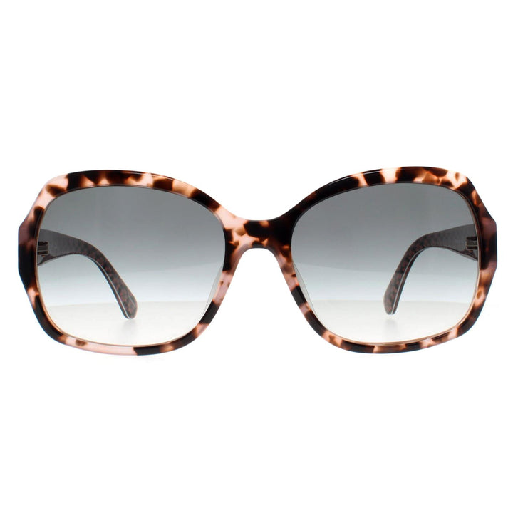 Kate Spade Sunglasses Amberlynn/S MAP 9K Havana Pattern Pink Green Gradient
