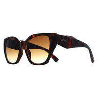 Atum Cat Eye Womens Brown Tortoise Brown Gradient Zenith Sunglasses