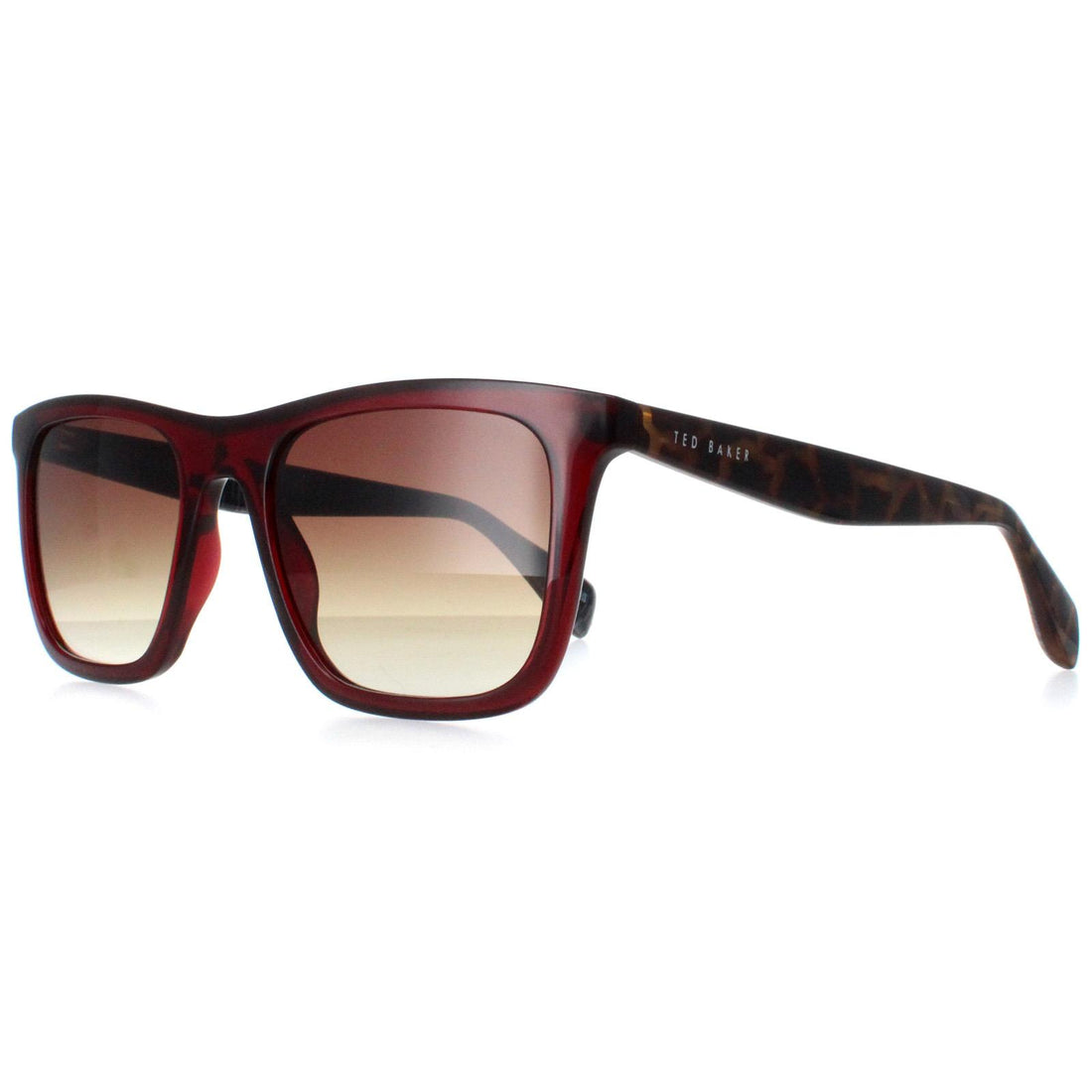 Ted Baker Sunglasses TB1680 Filipe 249 Crystal Dark Wine Brown Gradient