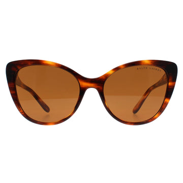 Ralph Lauren Sunglasses RL8215BU 500773 Striped Havana Brown Gradient
