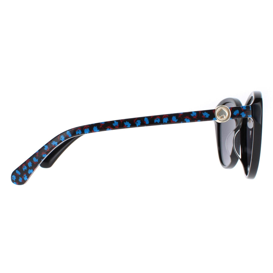 Kate Spade Sunglasses Visalia/G/S 7RM M9 Pattern Black Grey Polarised