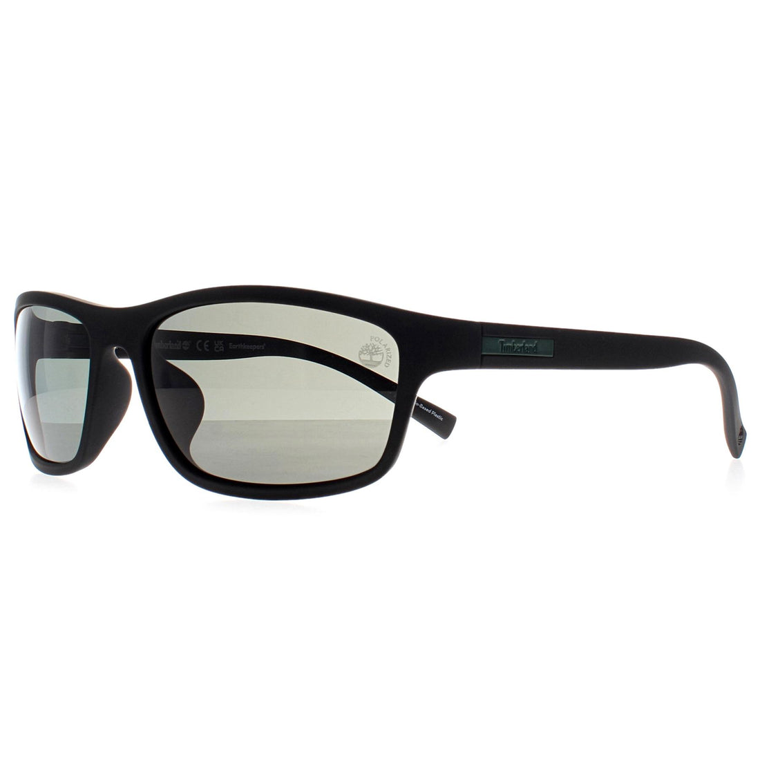 Timberland Sunglasses TB9237 02R Matte Black Green Polarized