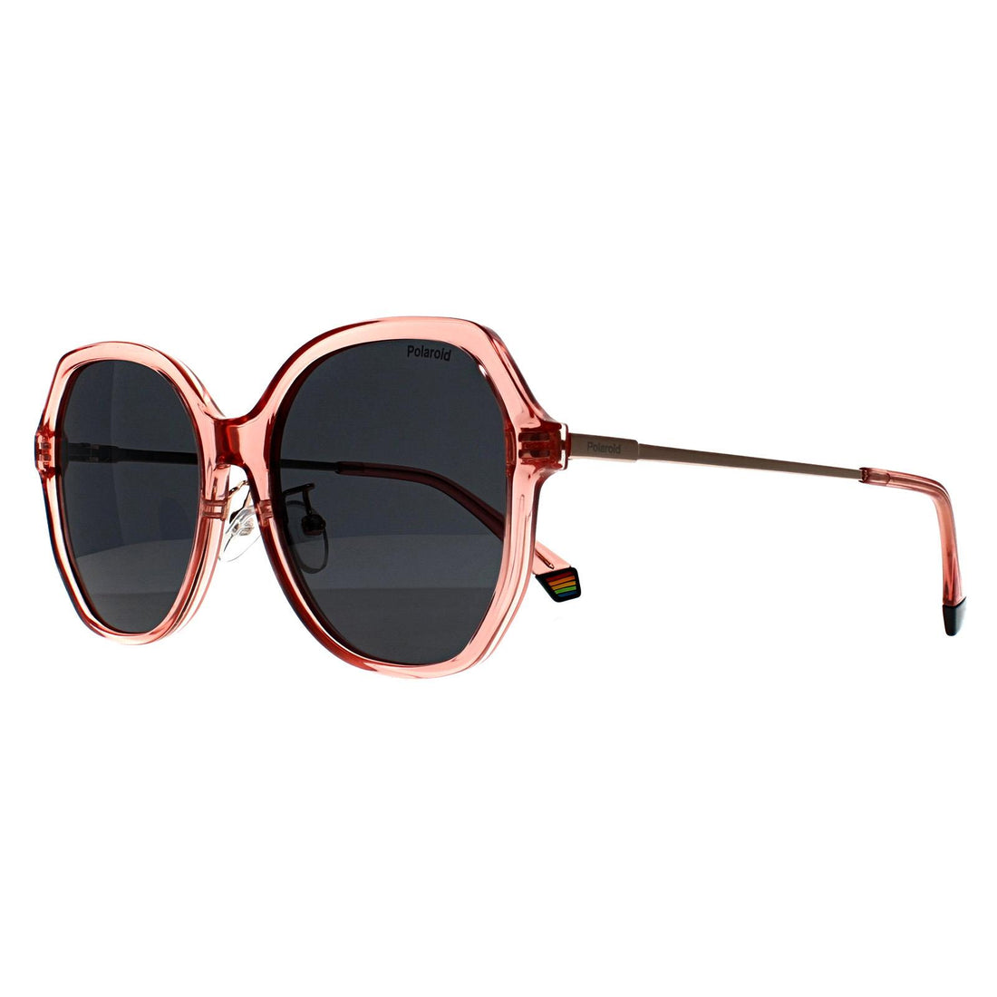 Polaroid Sunglasses PLD 6177/G/S 35J M9 Transparent Pink Grey Polarized
