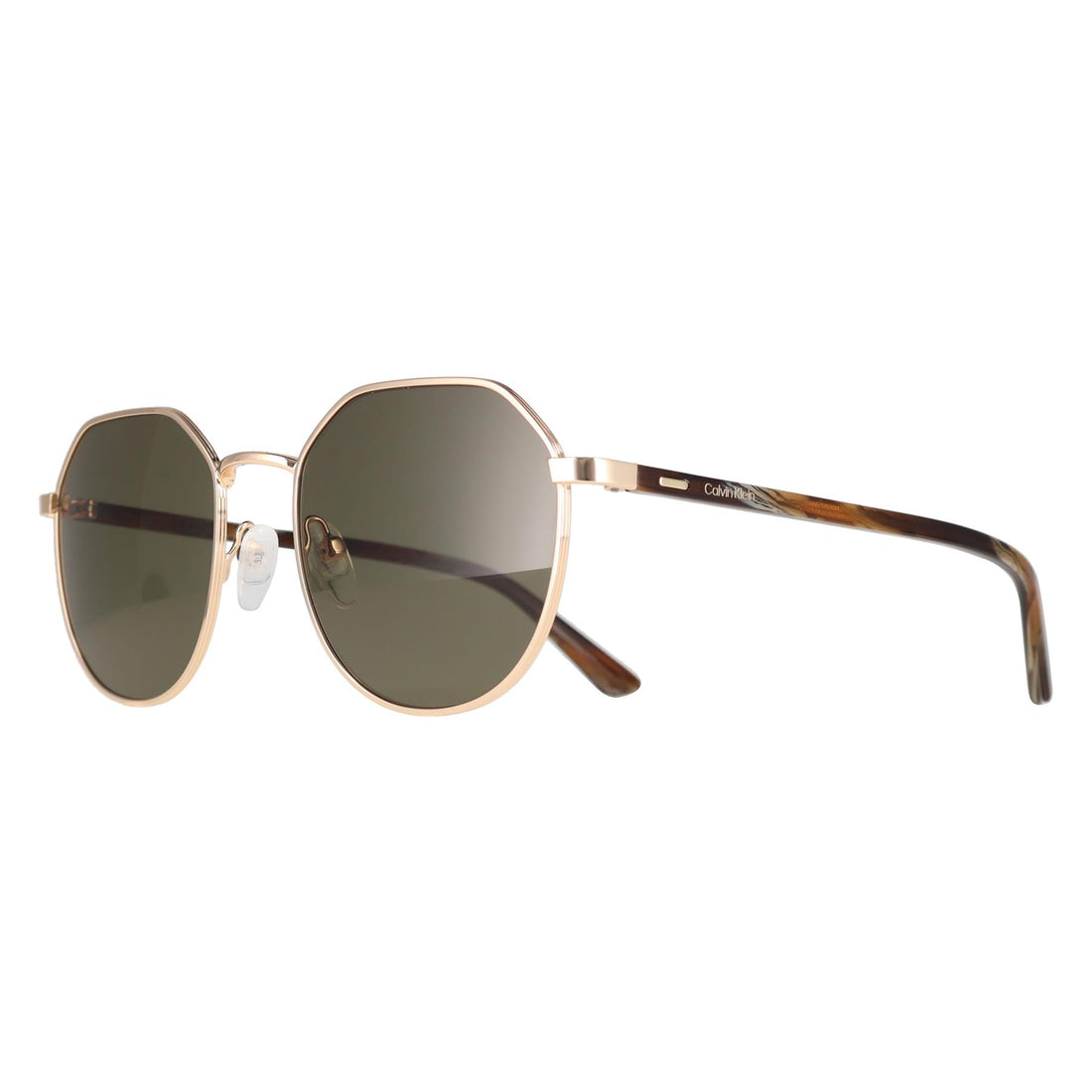 Calvin Klein Sunglasses CK22103S 717 Gold Solid Green
