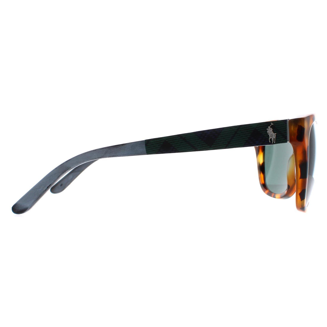 Polo Ralph Lauren Sunglasses 4091 550171 Tokyo Havana & Tartan Grey Green