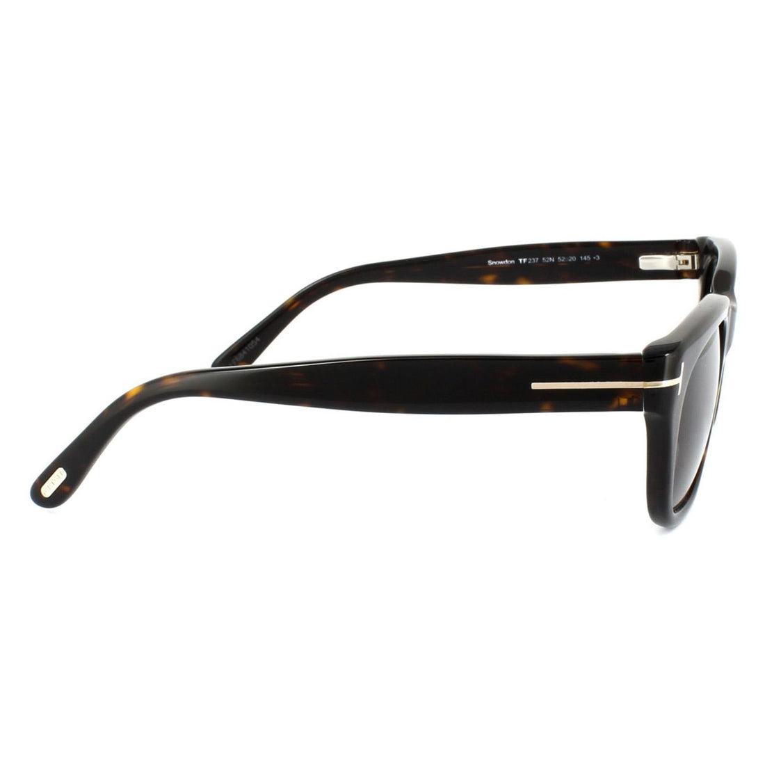 Tom Ford Sunglasses 0237 SNOWDON 52N Dark Havana Green