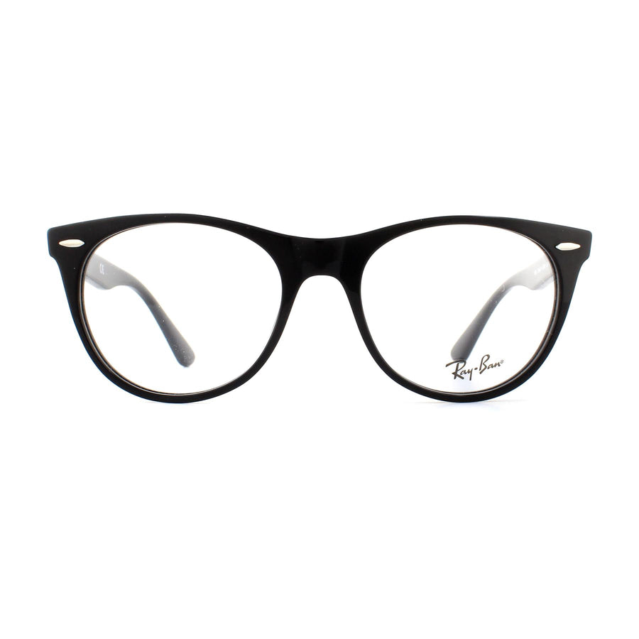 Ray-Ban 2185V Wayfarer II Glasses Frames Black 50