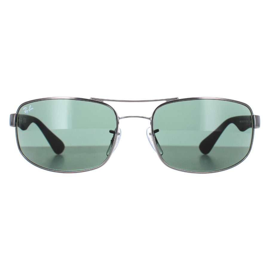 Rayban Sunglasses 3445 004 Gunmetal Green