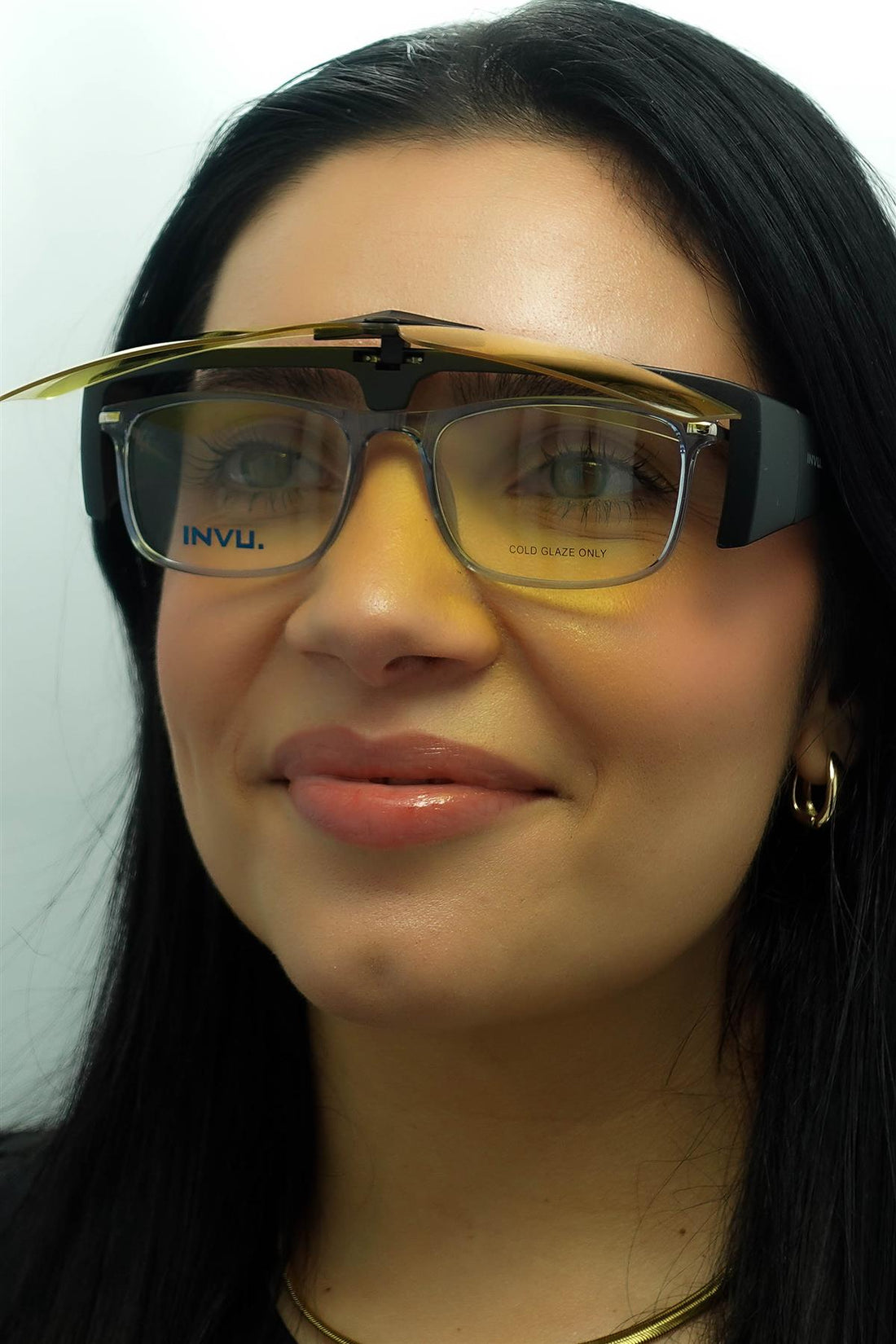 INVU Sunglasses E2700 D Matte Black High Yellow