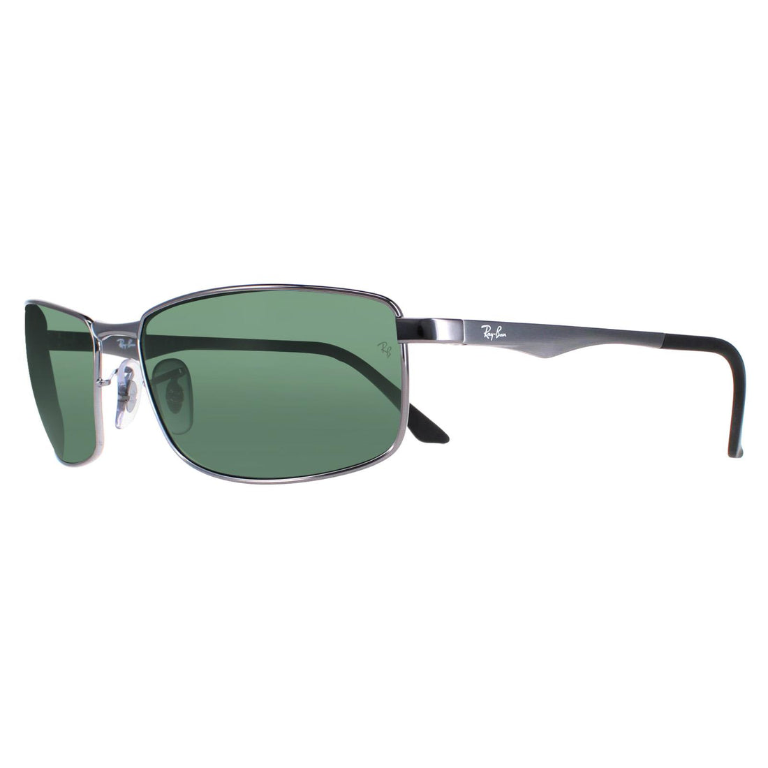 Ray Ban Sunglasses 3498 004 71 Gunmetal Green 61mm Discounted Sunglasses ray-ban-sunglasses-3498-004-71-gunmetal-green-61mm-discounted-sunglasses