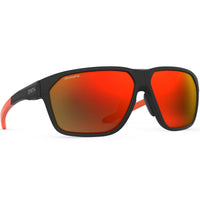 Smith Sunglasses Leadout RC2 X6 Matte Black Orange ChromaPop Red Mirror
