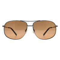 Serengeti Sunglasses Sassari 2.0 SS567001 Shiny Gunmetal Saturn Polarized Drivers