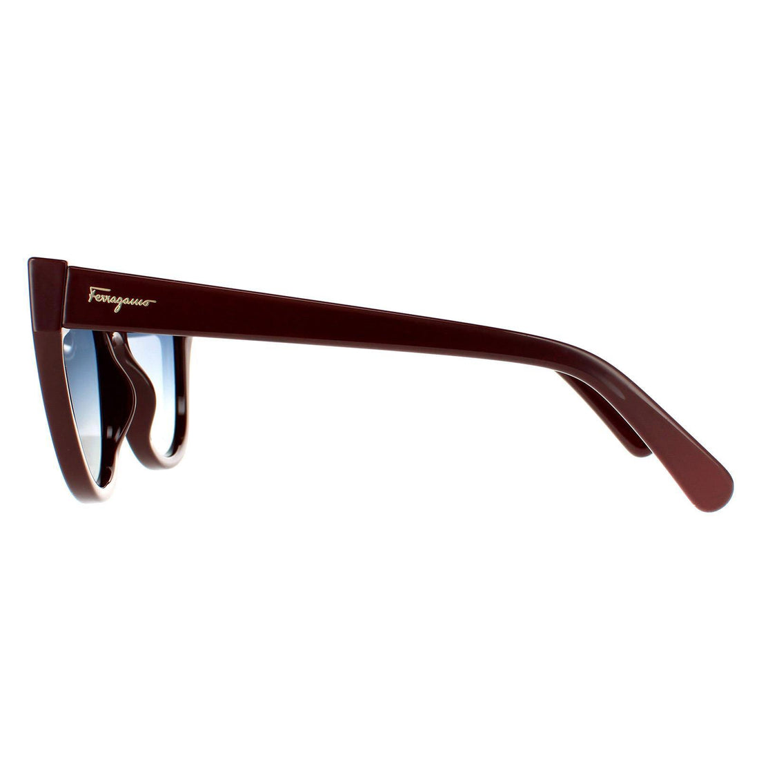 Salvatore Ferragamo Sunglasses SF997S 604 Burgundy Blue Gradient