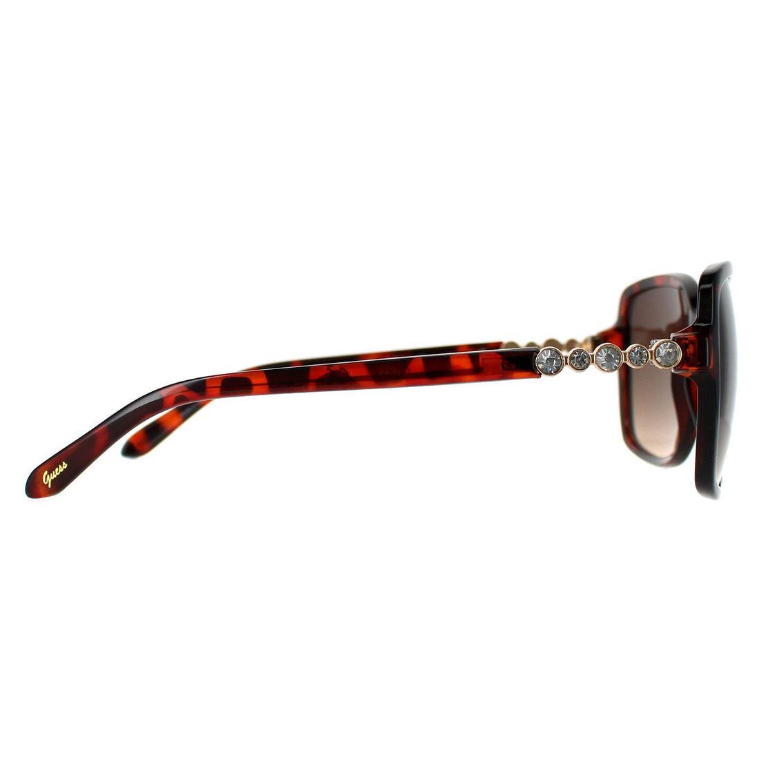 Guess Sunglasses GF0393 52F Dark Havana Brown Gradient