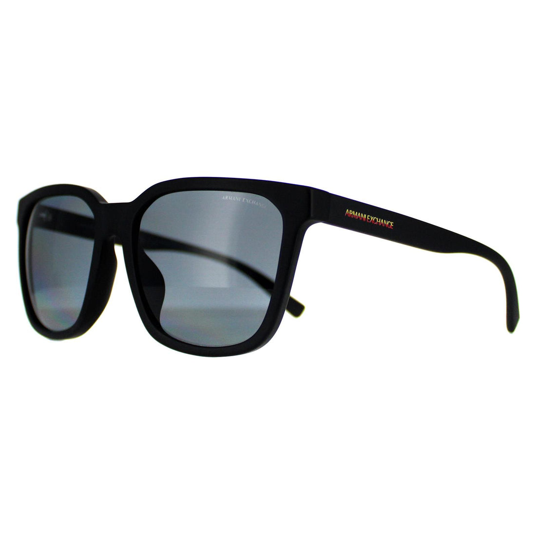 Armani Exchange Sunglasses AX4108SF 807881 Matte Black Grey Polarized