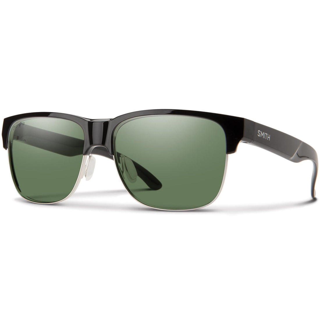 Smith Sunglasses Lowdown Split 807 L7 Black ChromaPop Green Polarized