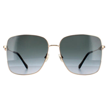 Jimmy Choo Sunglasses HESTER/S 2M2 9O Gold Grey Gradient