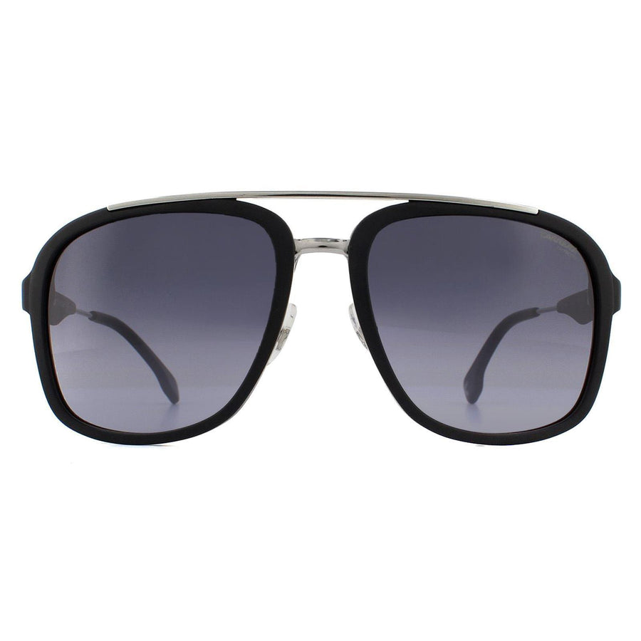 Carrera Sunglasses 133/S TI7 9O Ruthenium Matte Black Dark Grey Gradient