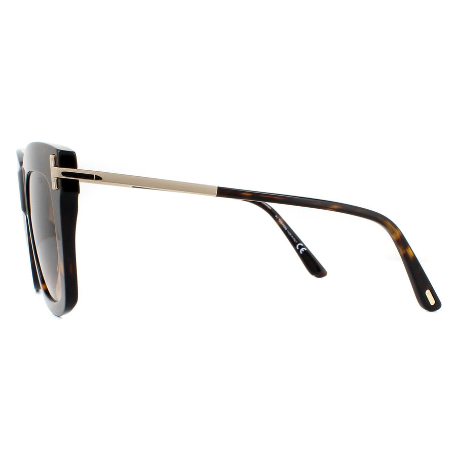 Tom Ford Sunglasses Dasha FT0822 52F Dark Havana Brown  display picture 1