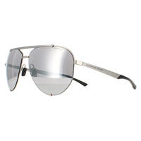 Porsche Design Sunglasses P8920 B Palladium Black Mercury Silver Mirror