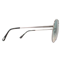 Tom Ford Sunglasses Simone 0571 14W Silver Green Yellow Gradient