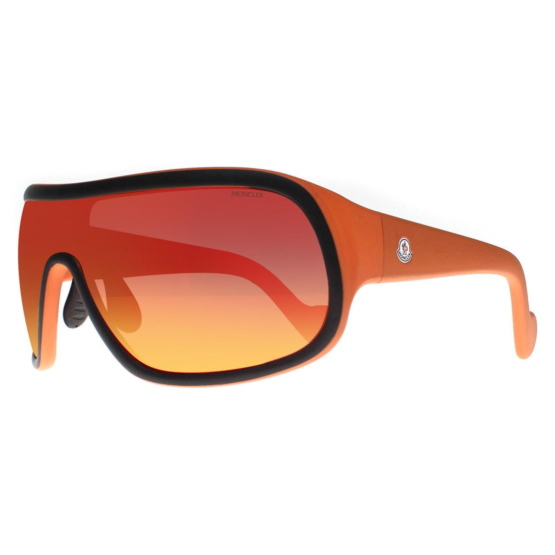Moncler Sunglasses ML0048 05C Orange Black Orange Mirror