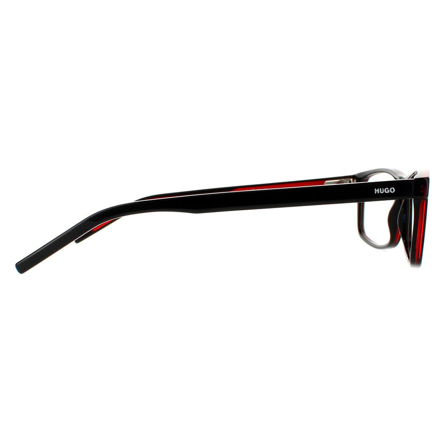 Hugo by Hugo Boss Glasses Frames HG 1004 OIT 16 Black Red Men