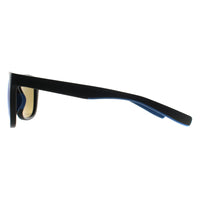 Serengeti Sunglasses Egeo 8679 Sanded Black Blue Rubber Blue Mineral Polarized 555nm