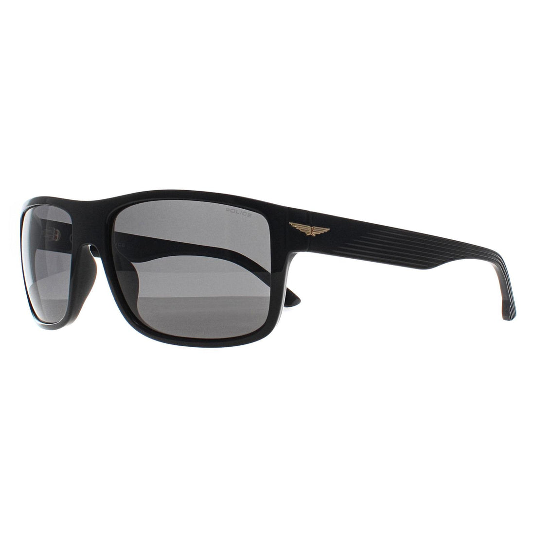 Police Sunglasses SPLB39E Tailwind 4 ZV2P Black Grey Polarized