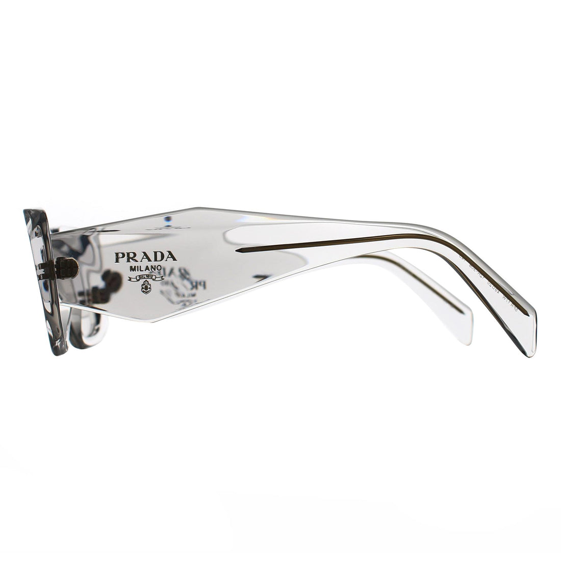 Prada Sunglasses PR17WS 12R30B Transparent Grey Light Grey