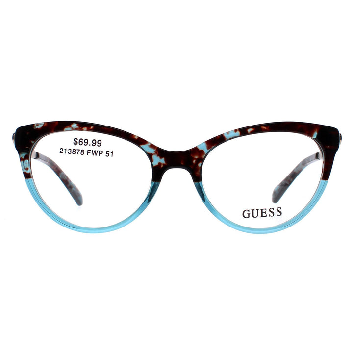 Guess Glasses Frames GU2462-3 B24 Blue Women