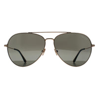 Tom Ford Sunglasses Dashel FT0996 28A Shiny Rose Gold Smoke Grey
