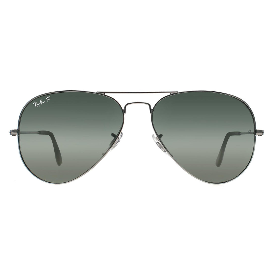 Ray-Ban Sunglasses Aviator 3025 Silver Polarized Green Silver Mirror 003/59