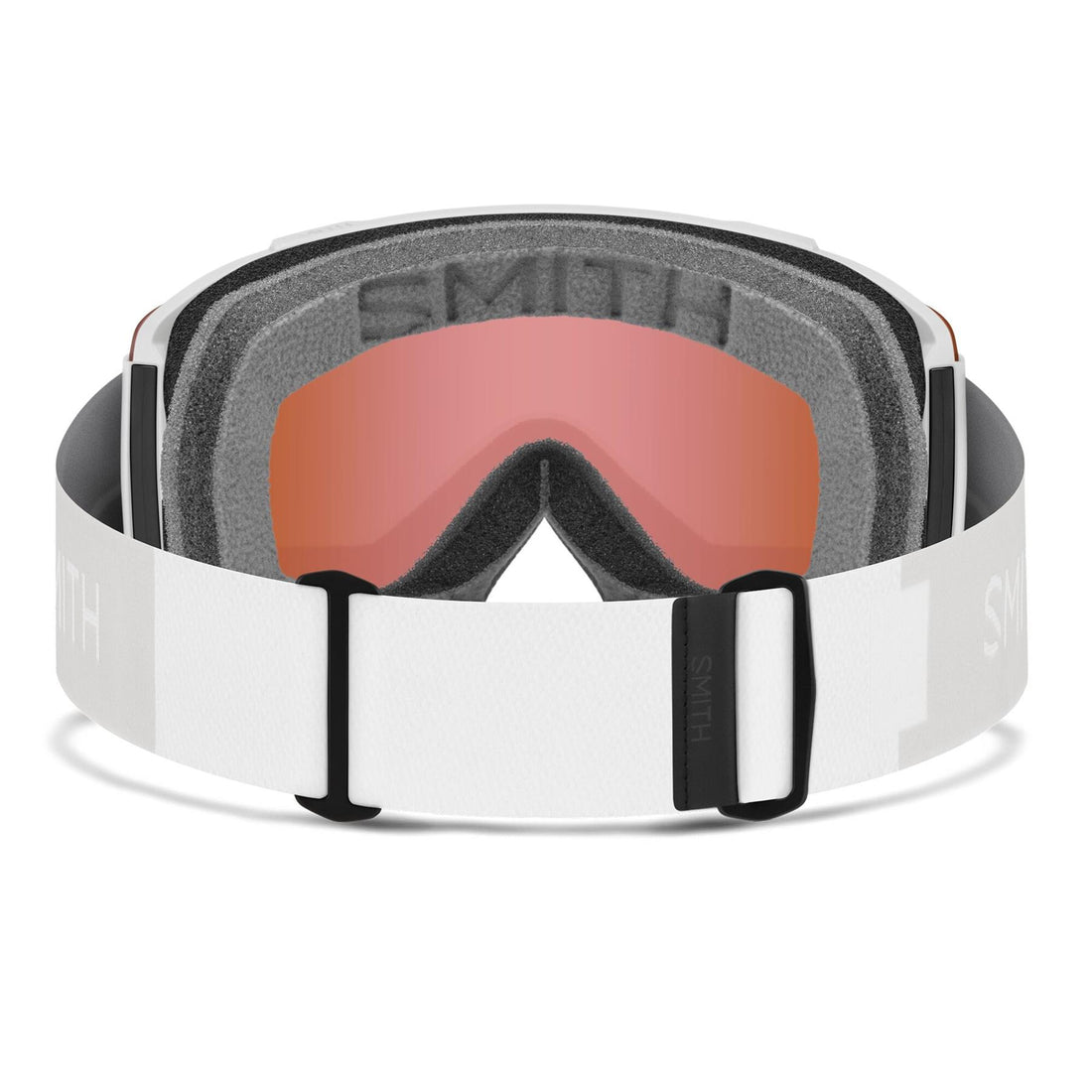 Smith Ski Goggles Squad2 2CP 0OZ 4Y White Vapor ChromaPop Everyday Rose Gold Mirror & Blue Sensor Mirror